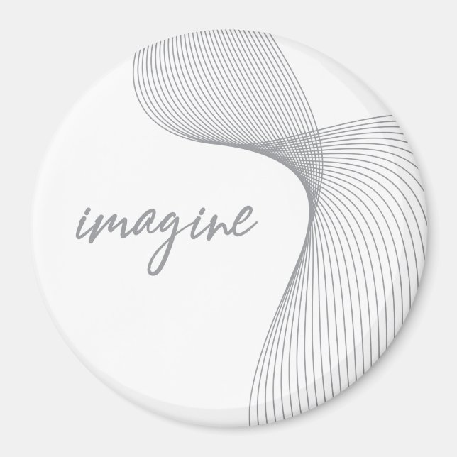 Imã Design gráfico moderno, simples e elegante da Imag (Frente)