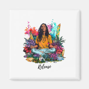 Imã Design Inspirado em Yoga e Meditação Zen Harmonia