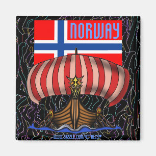 Imã Design legal do ímã do navio de Noruega viquingu