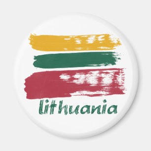 Imã Design lituano da bandeira