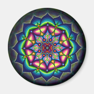 Imã Design Lotus Mandala Por Rizzi Day O Knight Design