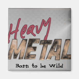 Imã Design metálico do metal pesado