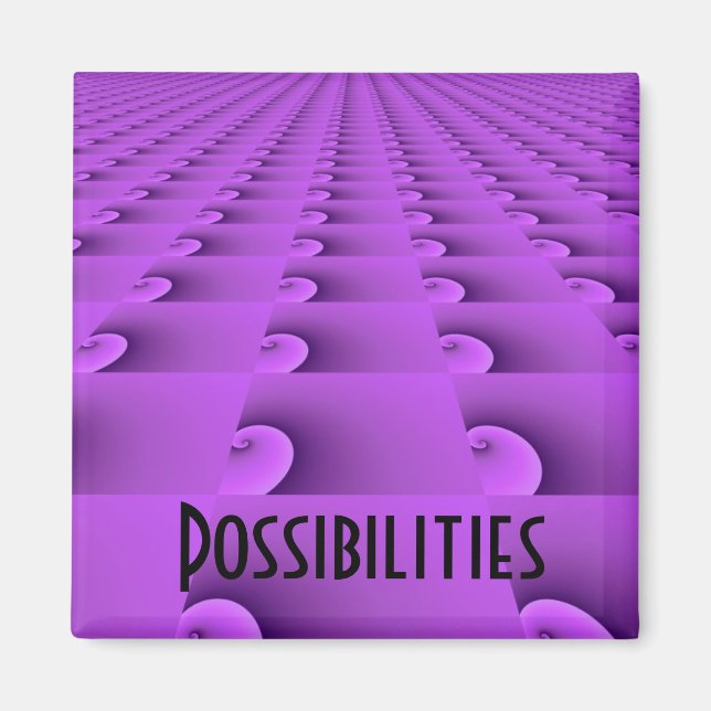 Imã Design Motivacional - Possibilidades (Frente)