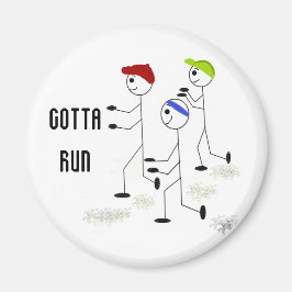 Imã Design Motivacional Tenho que Correr