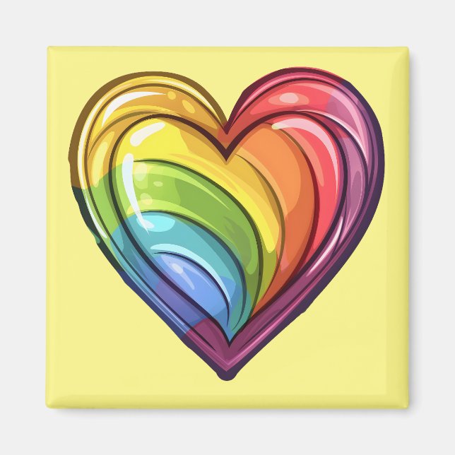Imã design orgulho gay (Frente)