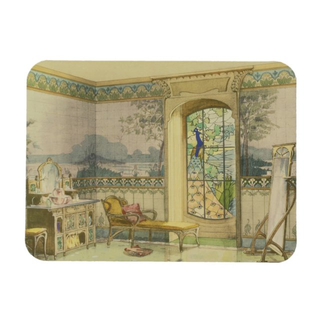 Ímã Design para um Banheiro, de "Interieurs Modernes", (Horizontal)