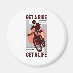 Imã Design Perfeito de Motoqueiro - Pegue uma Bike e u