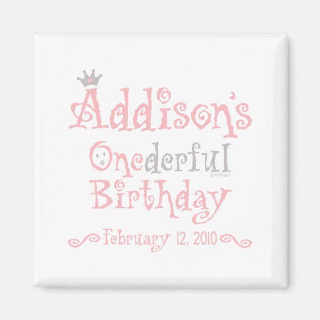 Imã Design Personalizado - Addison (Frente)