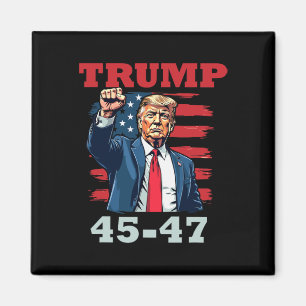 Imã Design Presidencial Trump 45-47 Para Trump Sup