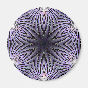 Imã Design radial abstrato: