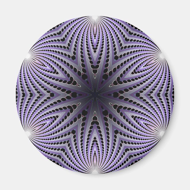 Imã Design radial abstrato: (Frente)