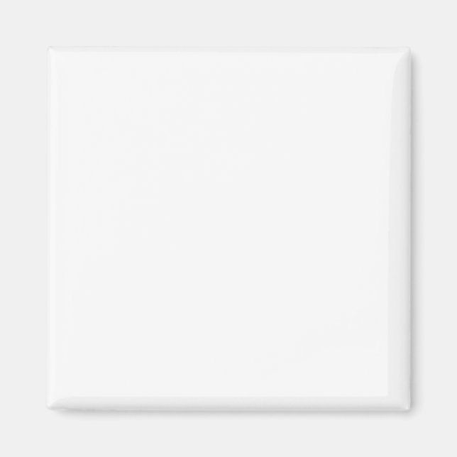 Imã Design seu próprio ímã quadrado (Frente)