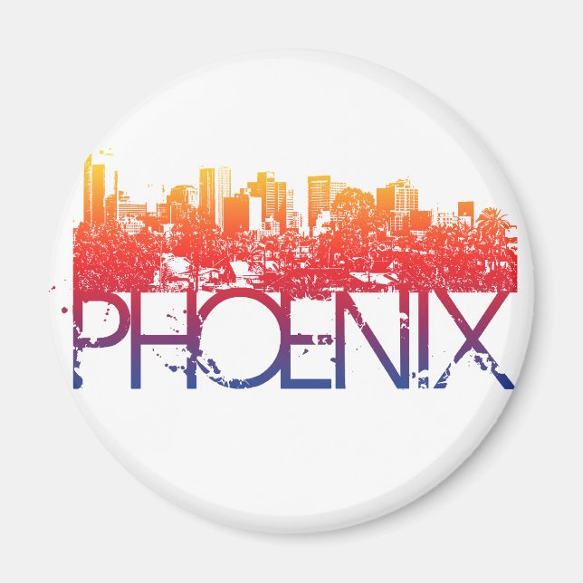 Imã Design Skyline Phoenix (Frente)