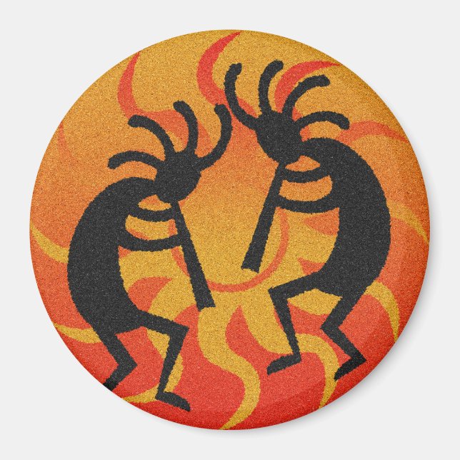 Imã Design Tribal Sun Kokopelli (Frente)
