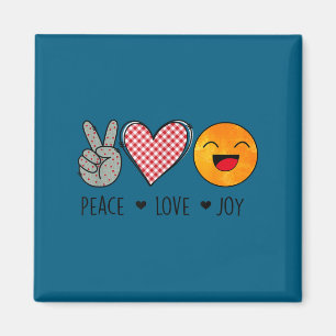 Imã Design Único Paz Amor Alegria Felicidade Motivacio