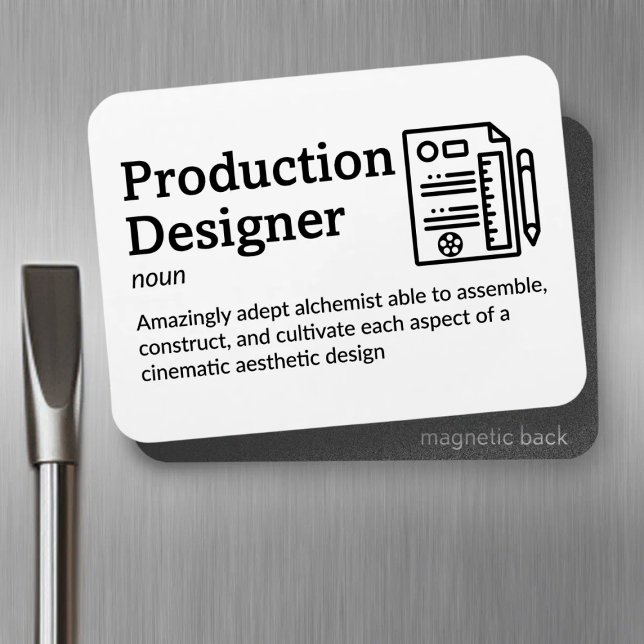 Ímã Designer de produção - Definir vida 3" x 4" Flex (Criador carregado)