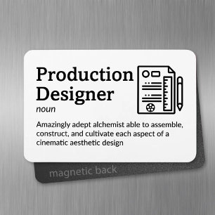 Ímã Designer de Produção - Definir Vida 4" x 6" Flex