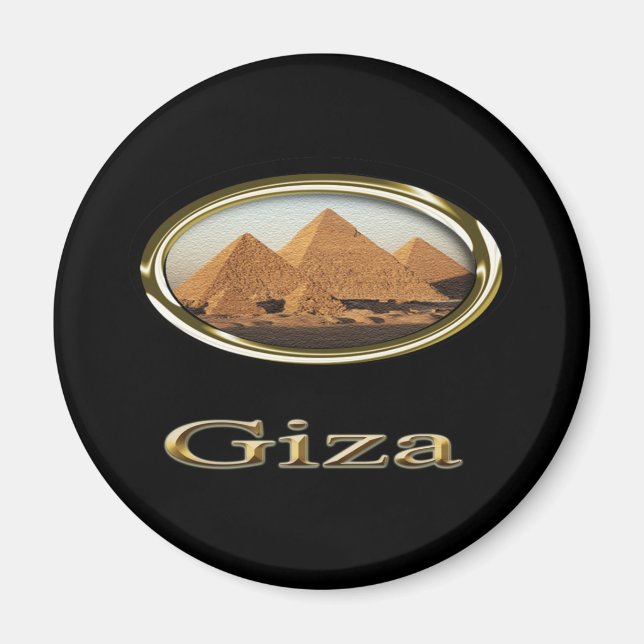 Imã Designs das Pirâmides Giza (Frente)