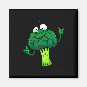 Imã Designs Engraçados De Broccoli Para Homens Vegetai