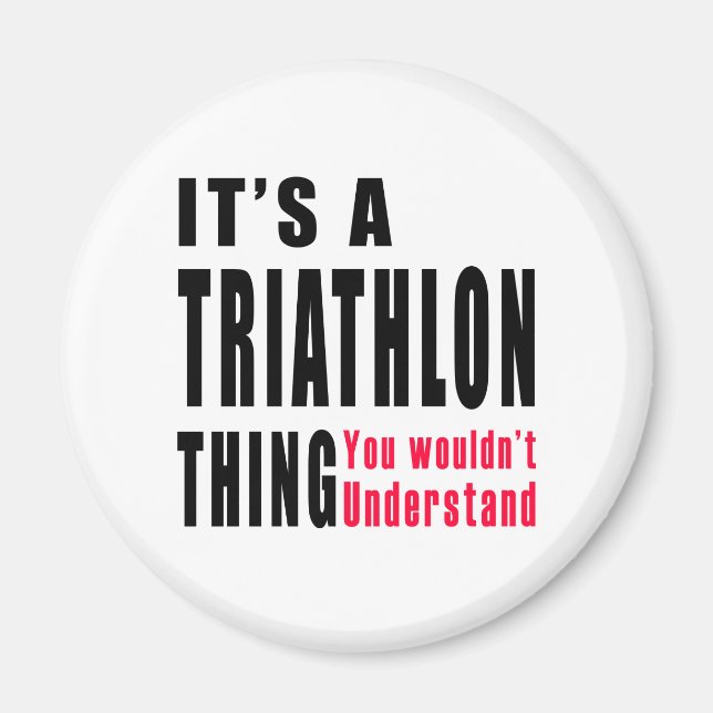 Imã Designs Triathlon Thing (Frente)
