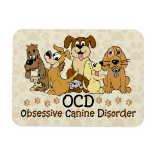 Ímã Desordem canina obsessiva de OCD
