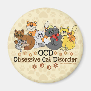 Imã Desordem obsessiva do gato de OCD