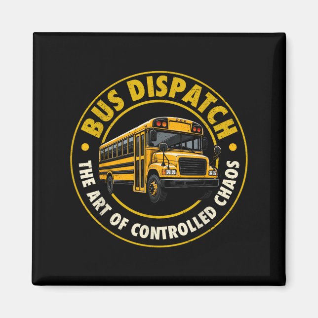 Imã Despachante de Ônibus Escolar (Frente)
