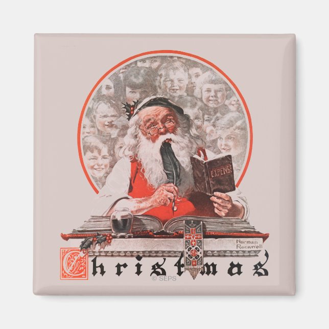 Imã Despesas com papais noeis (Frente)