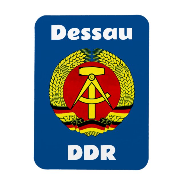 Ímã Dessau, DDR, Dessau, Alemanha (Ossi Oriental) (Vertical)