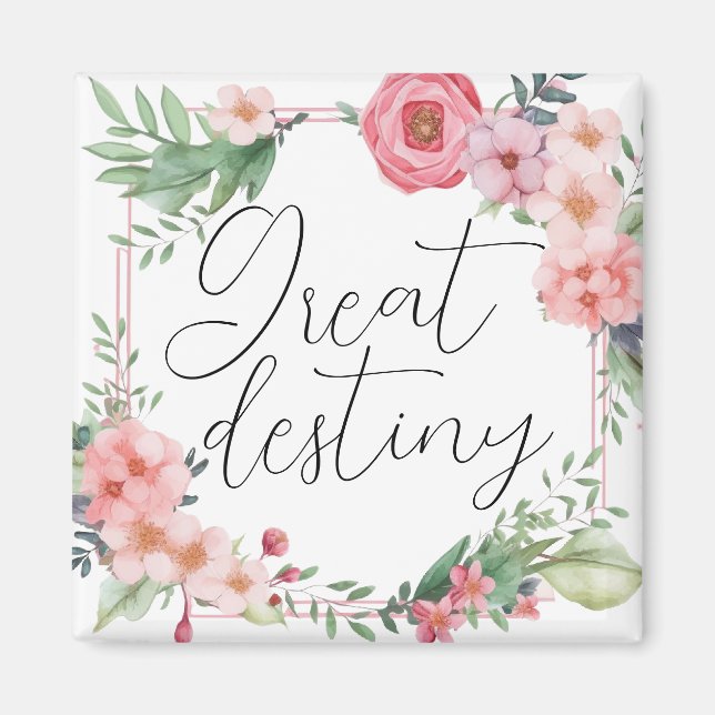 Imã Destino do excelente (Frente)