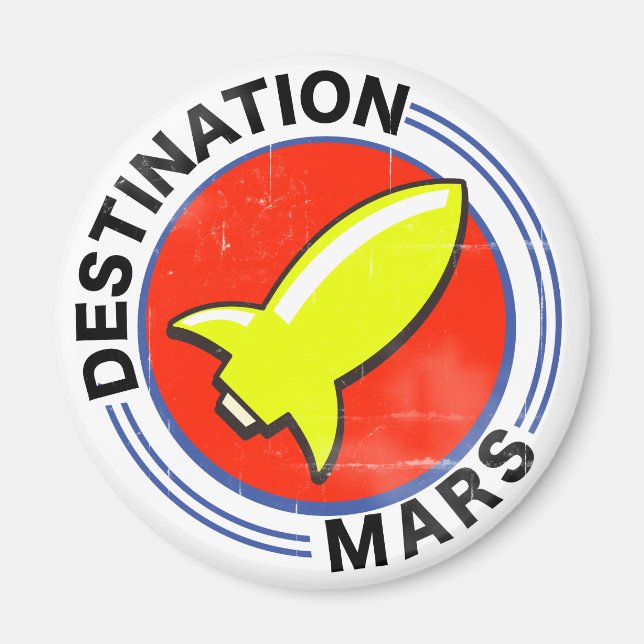 Imã Destino Marte (Frente)