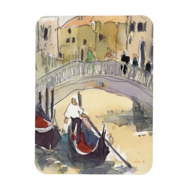 Ímã Destinos | Venice Plein Air Gondola Ride (Vertical)