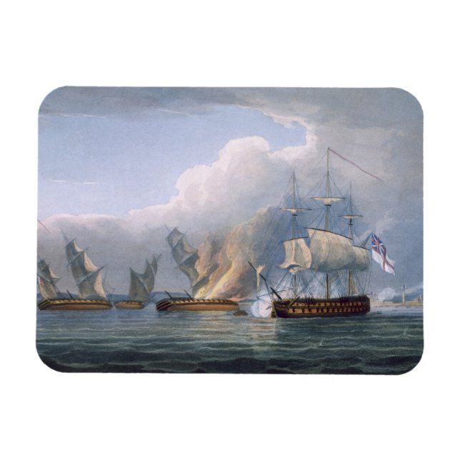 Ímã Destruição das Frigates L'Arianne & L'A francesas (Horizontal)