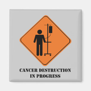 Imã destruição do cancer em progresso-grande