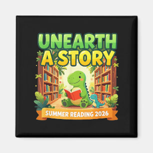 Imã Desvendar Uma História Dinossauro Leitura de Verão