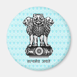Imã Detalhe da brasão de India