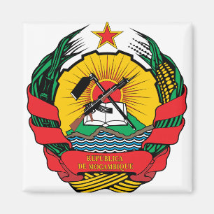 Imã Detalhe da brasão de Mozambique