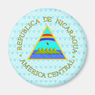 Imã Detalhe da brasão de Nicarágua