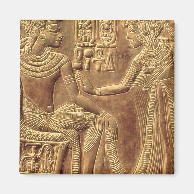 Imã Detalhe da Linha Ouro de Tutankhamun (Frente)