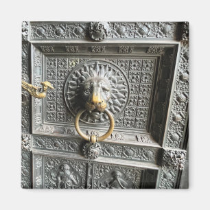 Imã Detalhe da porta do leão