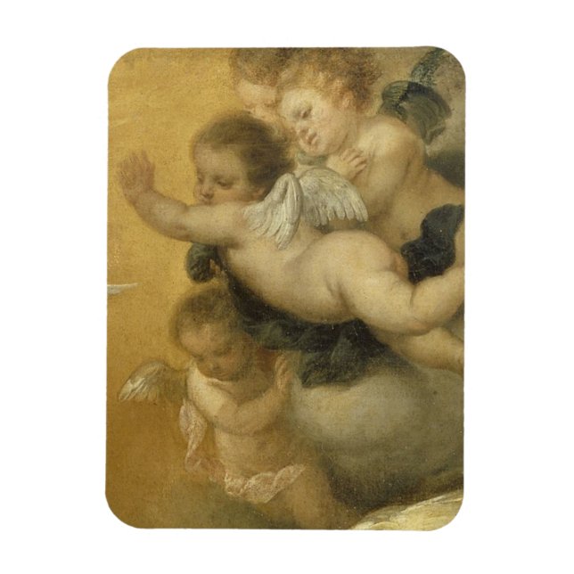 Ímã Detalhe de Cherubs bonitos de uma Annunctitia - Be (Vertical)