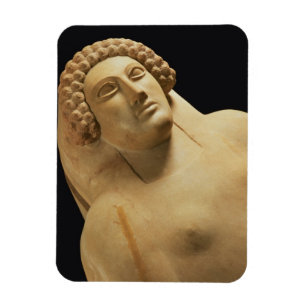 Ímã Detalhe de um sarcófago fêmea de Cadiz, 5o-4o