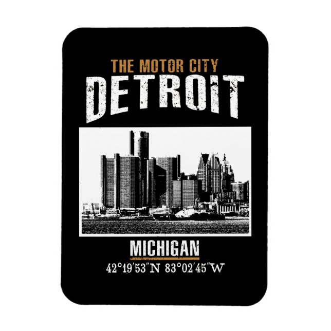 Ímã Detroit (Vertical)