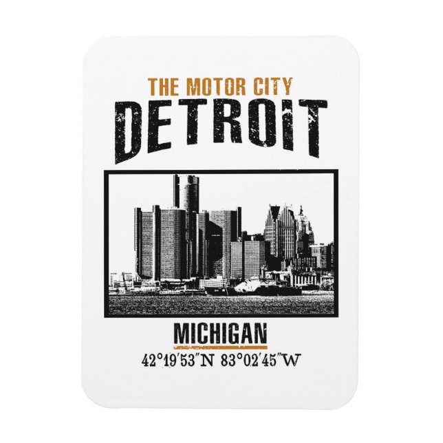 Ímã Detroit (Vertical)