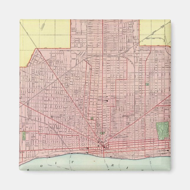 Imã Detroit e vizinhanças (Frente)