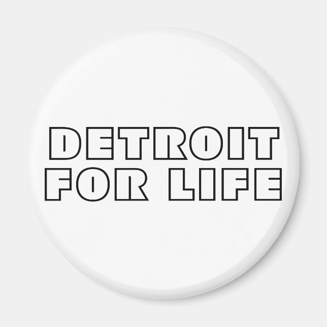 Imã Detroit For Life (Frente)