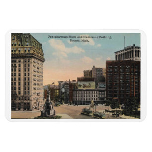 Ímã Detroit MI, Hotel Pontchartrain, edifício Hammond