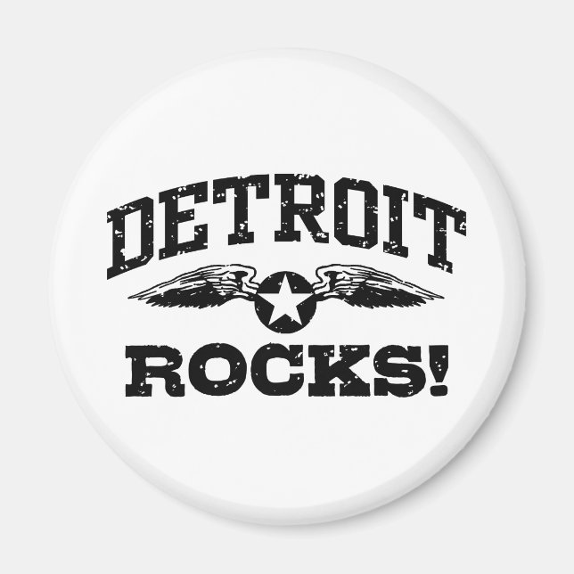 Imã Detroit Rocks (Frente)