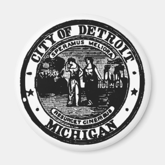 Imã Detroit Seal (Frente)