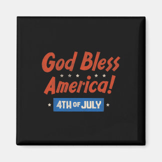 Imã Deus Abençoe a América Feliz 4 de Julho Patriótico